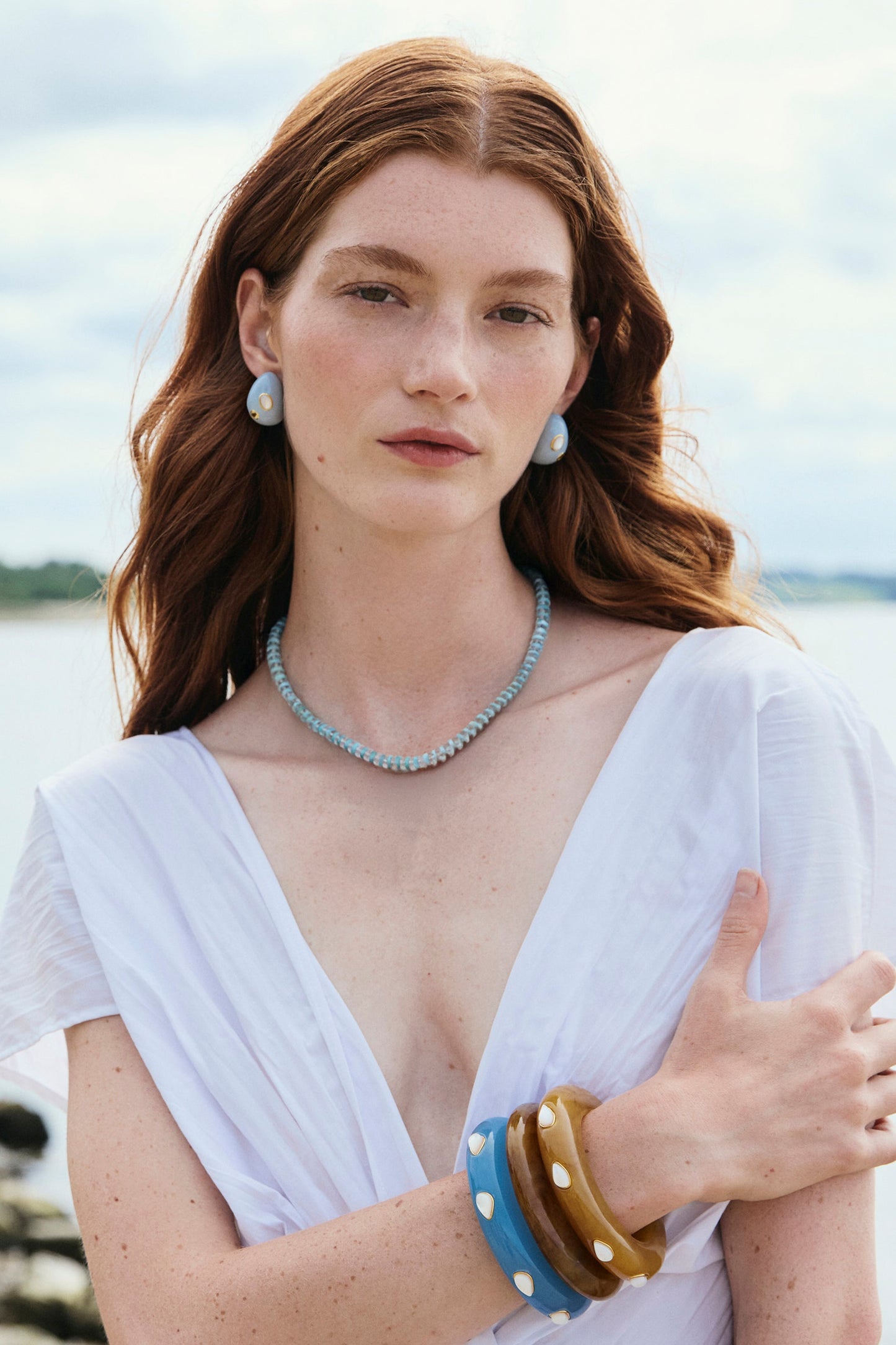 RIDGE CUFF IN GLACIER AND PEARL