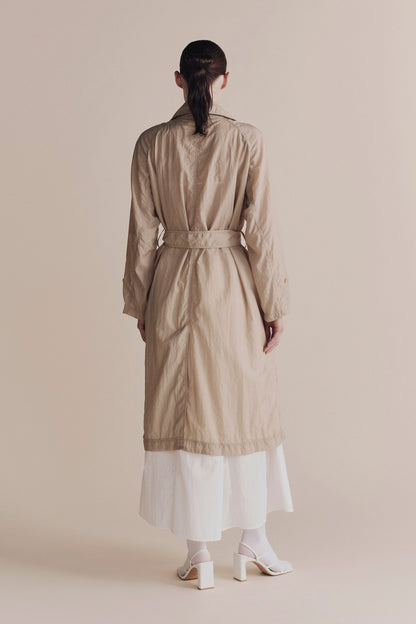 GATHERED MAXI SKIRT