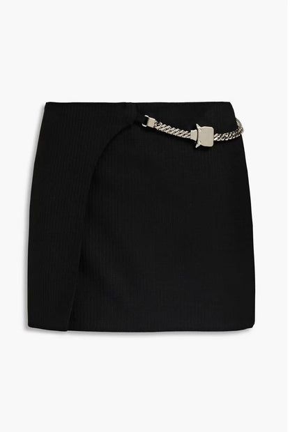 MINI SKIRT WH CUBE CHAIN