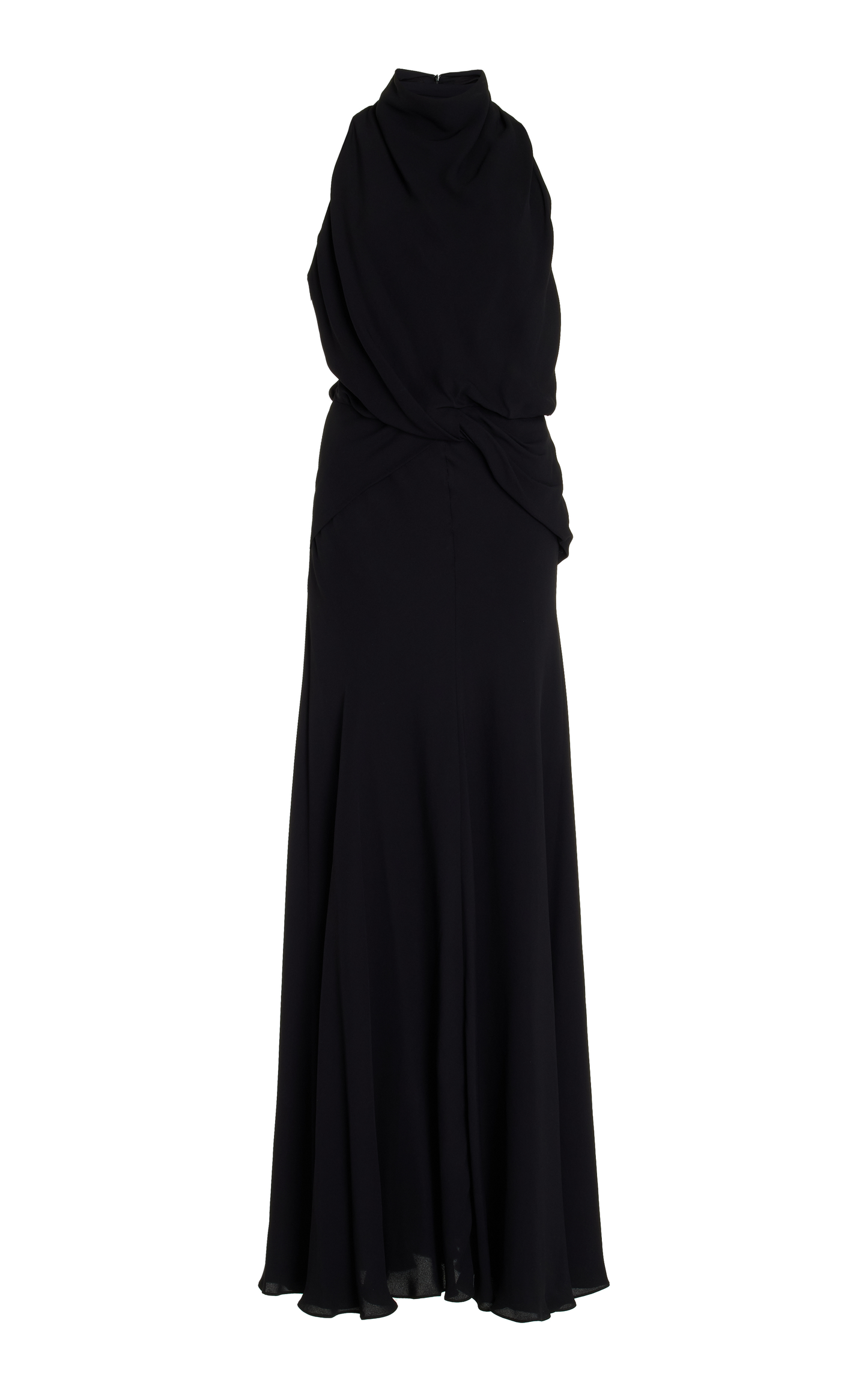 THE VALERIE DRAPED NECKLINE DRESS WITH FULL SKIRT