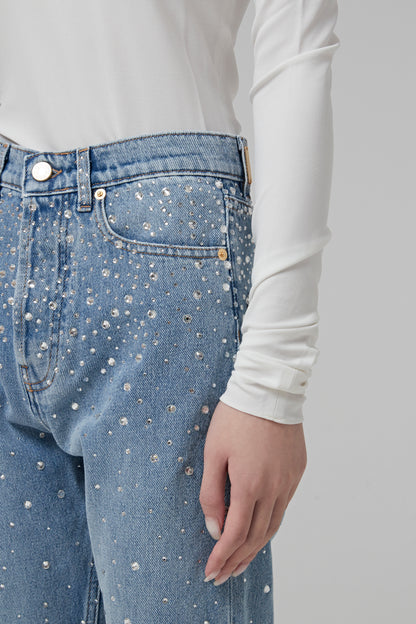 CRYSTALLIZED DENIMJEANS