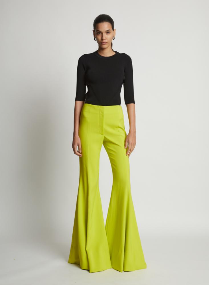 Viscose Suiting Wide Leg Pants