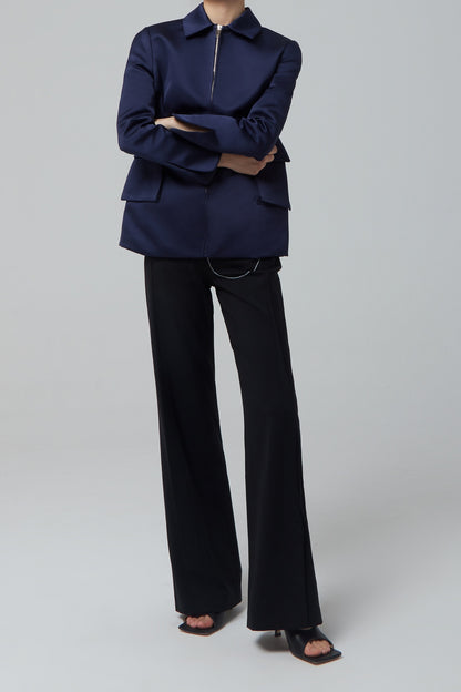 BLACK POCKET TROUSERS