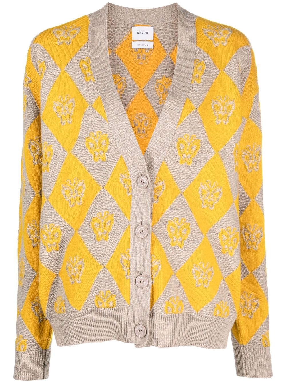 LADIES LONG SLEEVE V-NECK CARDIGAN