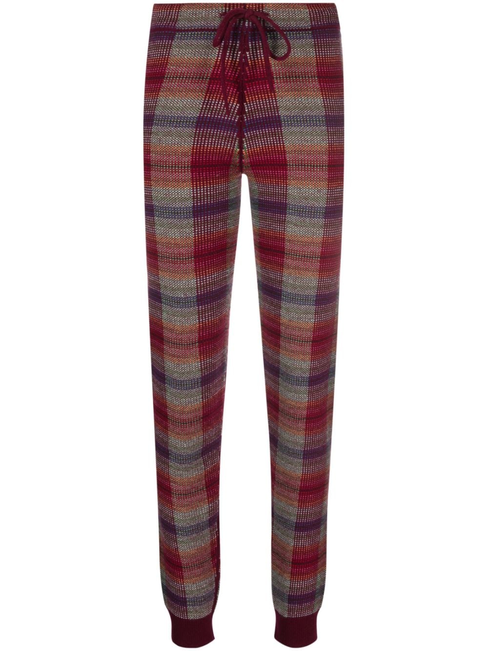 LADIES LEGGINGS FUZZY TARTAN