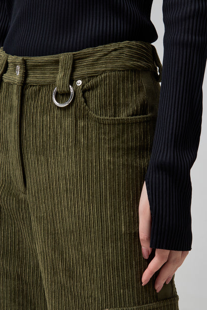 CORD PANT.IRREGULAR