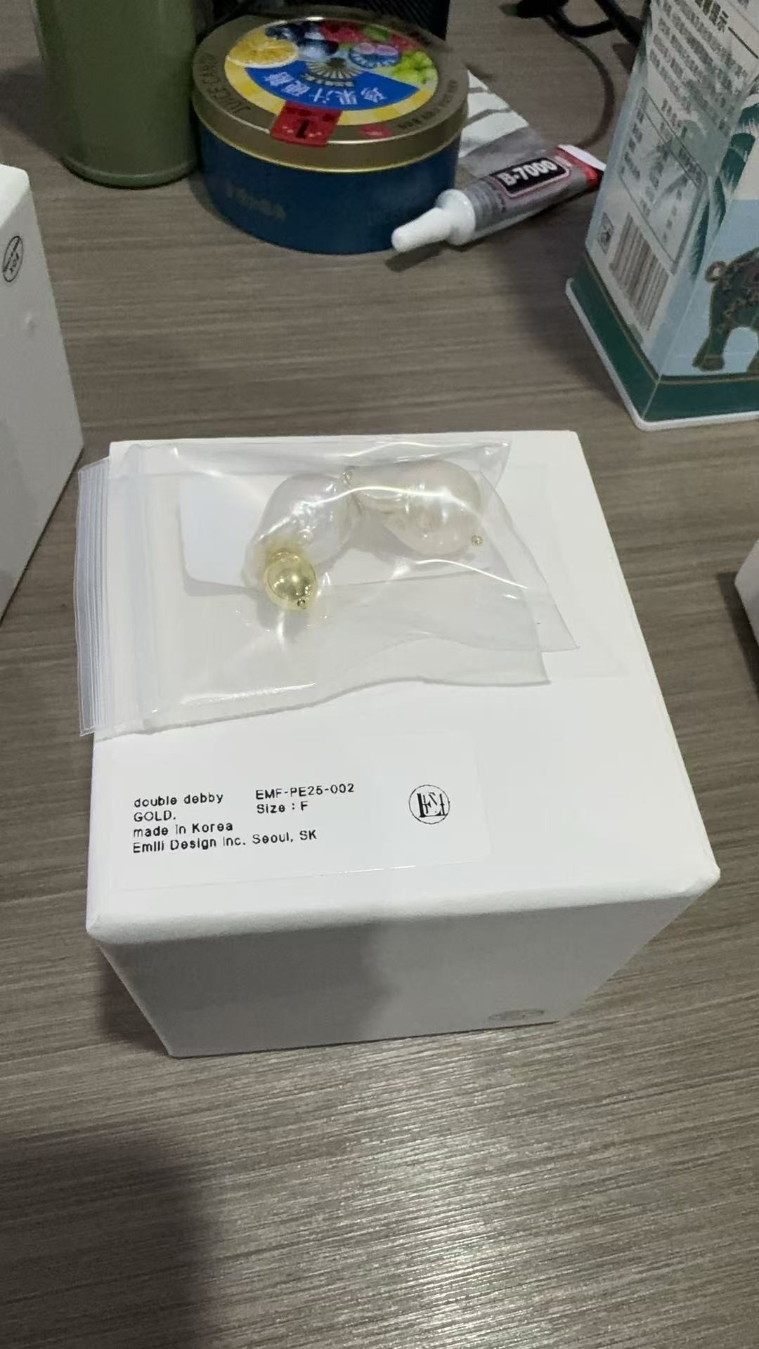 DOUBLE DEBBY PEARL EARING