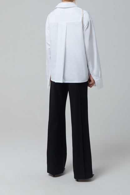 WHITE OVERSIZED SHIRT