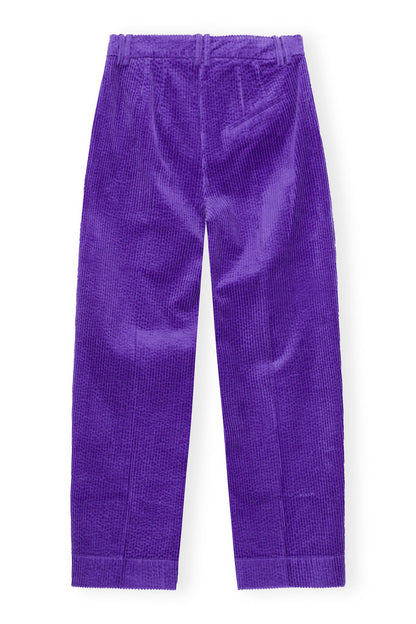Corduroy Relaxed Pleated Pants