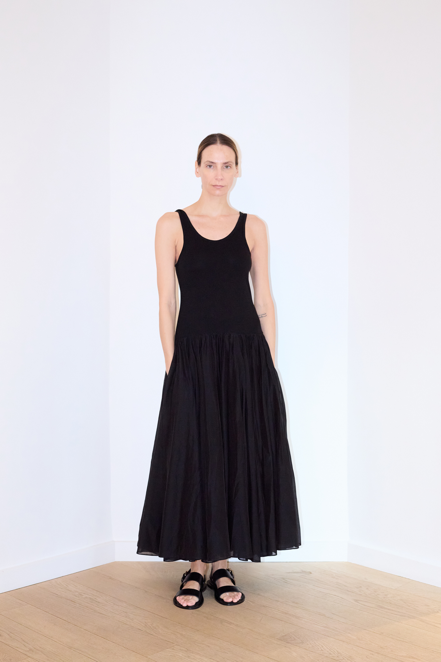 CRINOLINE DOUBLE LAYER DRESS