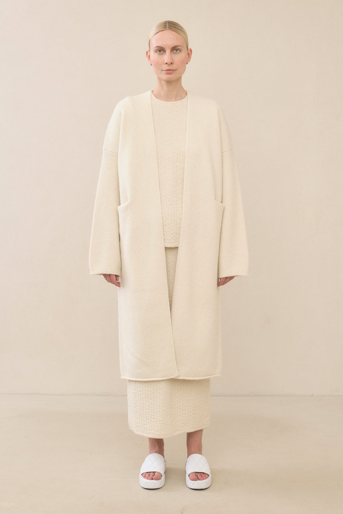LONG OPEN CARDIGAN