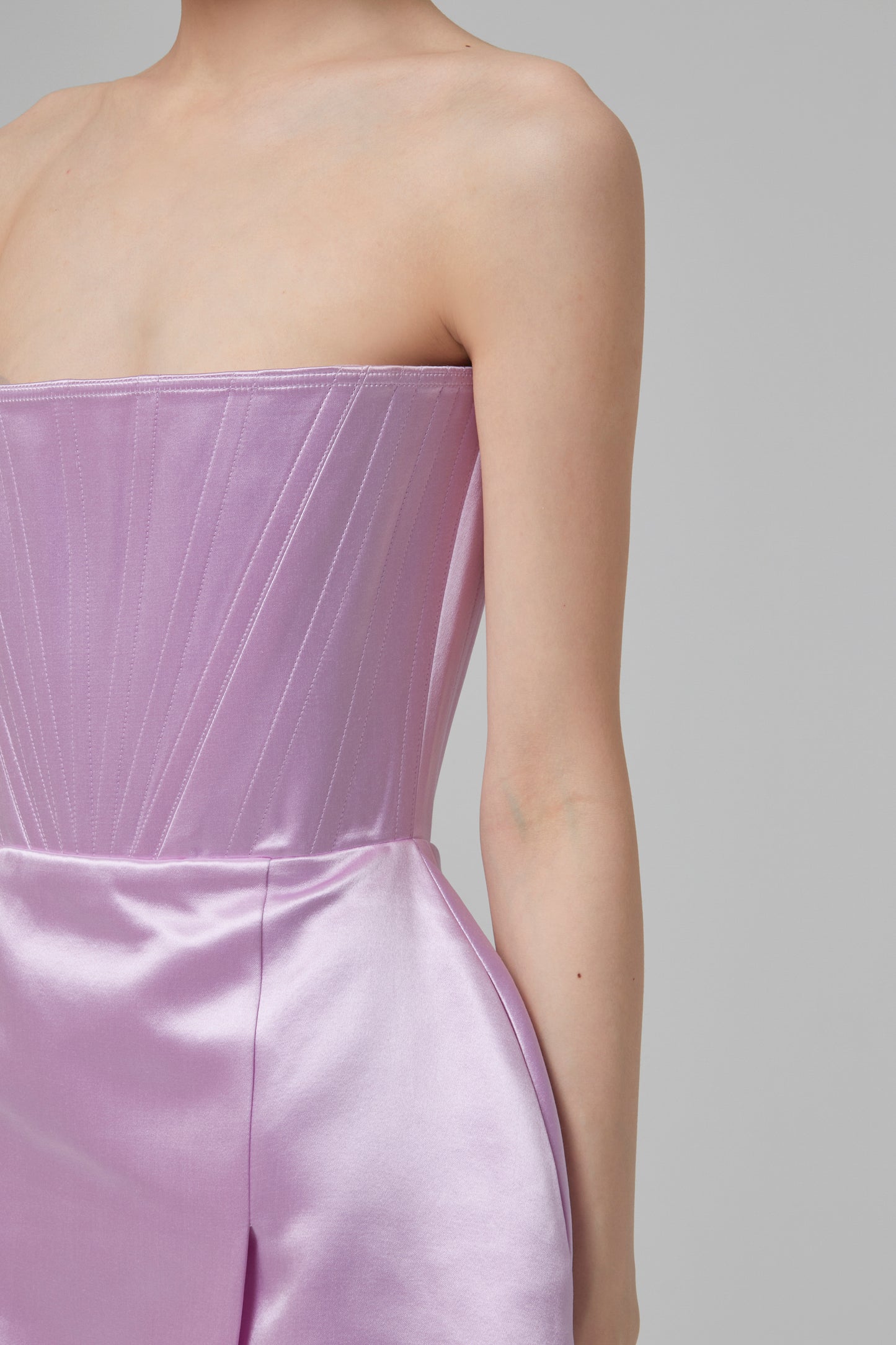 BRIAR- DUCHESS SATIN STRAPLESS