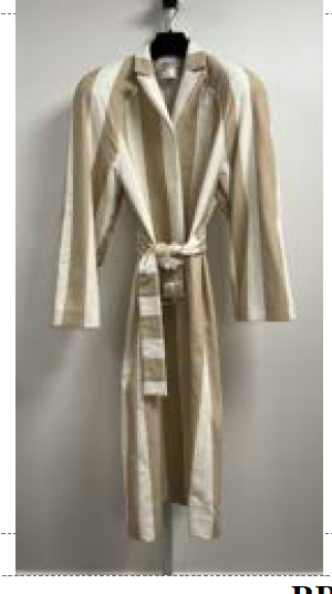 PRINTED TERRY CLOTH RAGLAN COAT