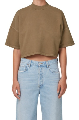 reed fleece tee (organic cotton)