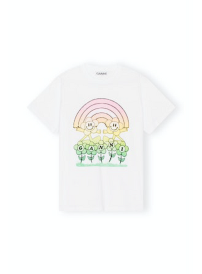 BASIC JERSEY RAINBOW RELAXED TSHIRT
