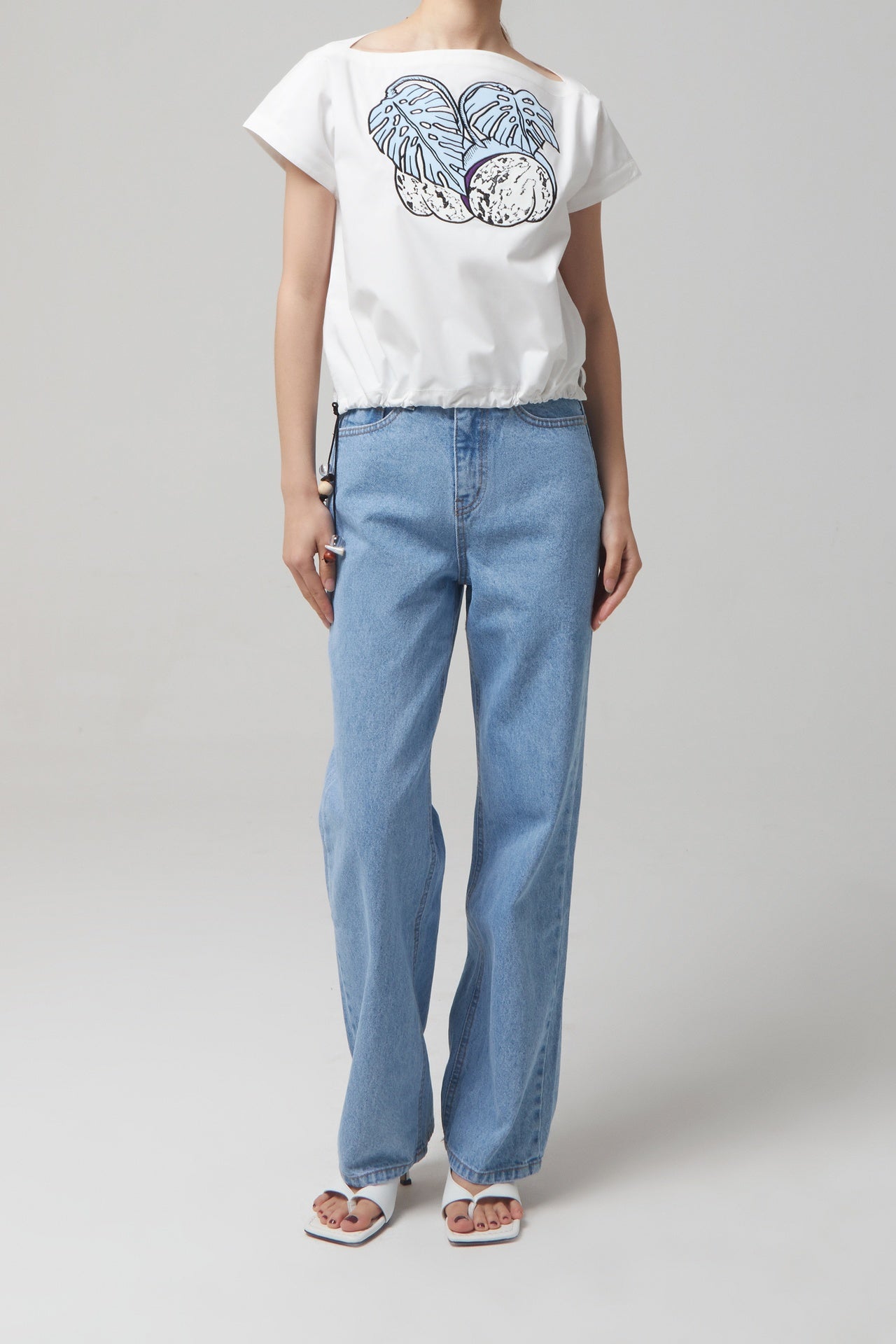 FRUIT BOAT NECK TOP
