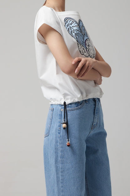 FRUIT BOAT NECK TOP