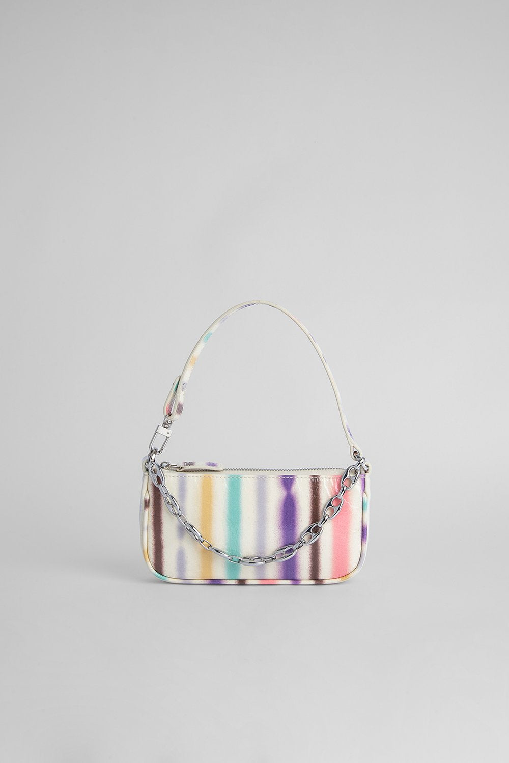 MINI RACHEL IVORY SPRAY PRINT LEATHER