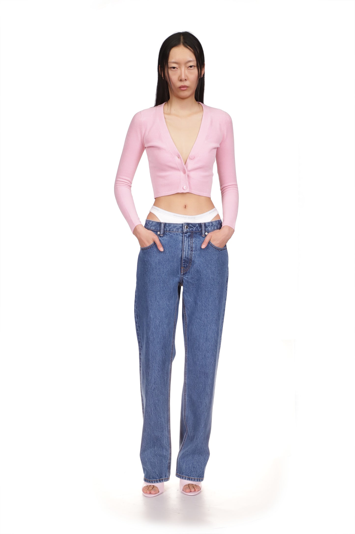 LOOSE JEAN SKINNY WHITE UNDIE