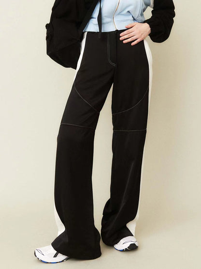 DIVIDE SATIN PANTS