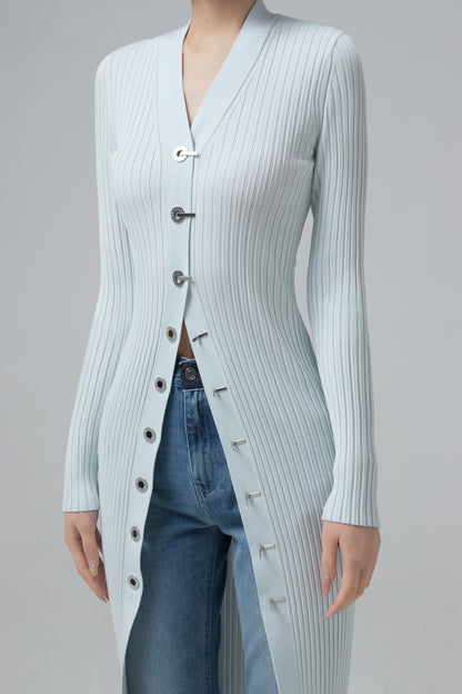 LATCH HOOK CARDIGAN DRESS