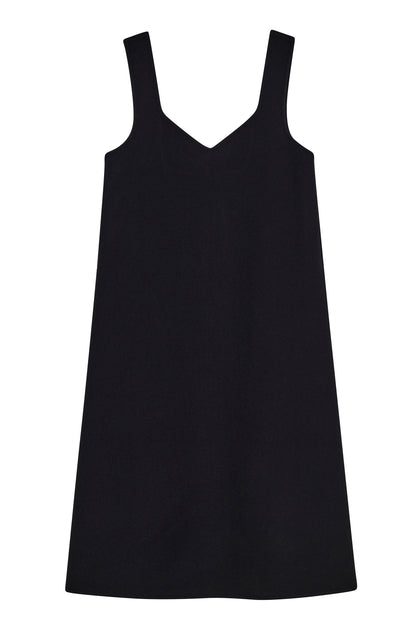 DOUBLE FACE MIDI DRESS