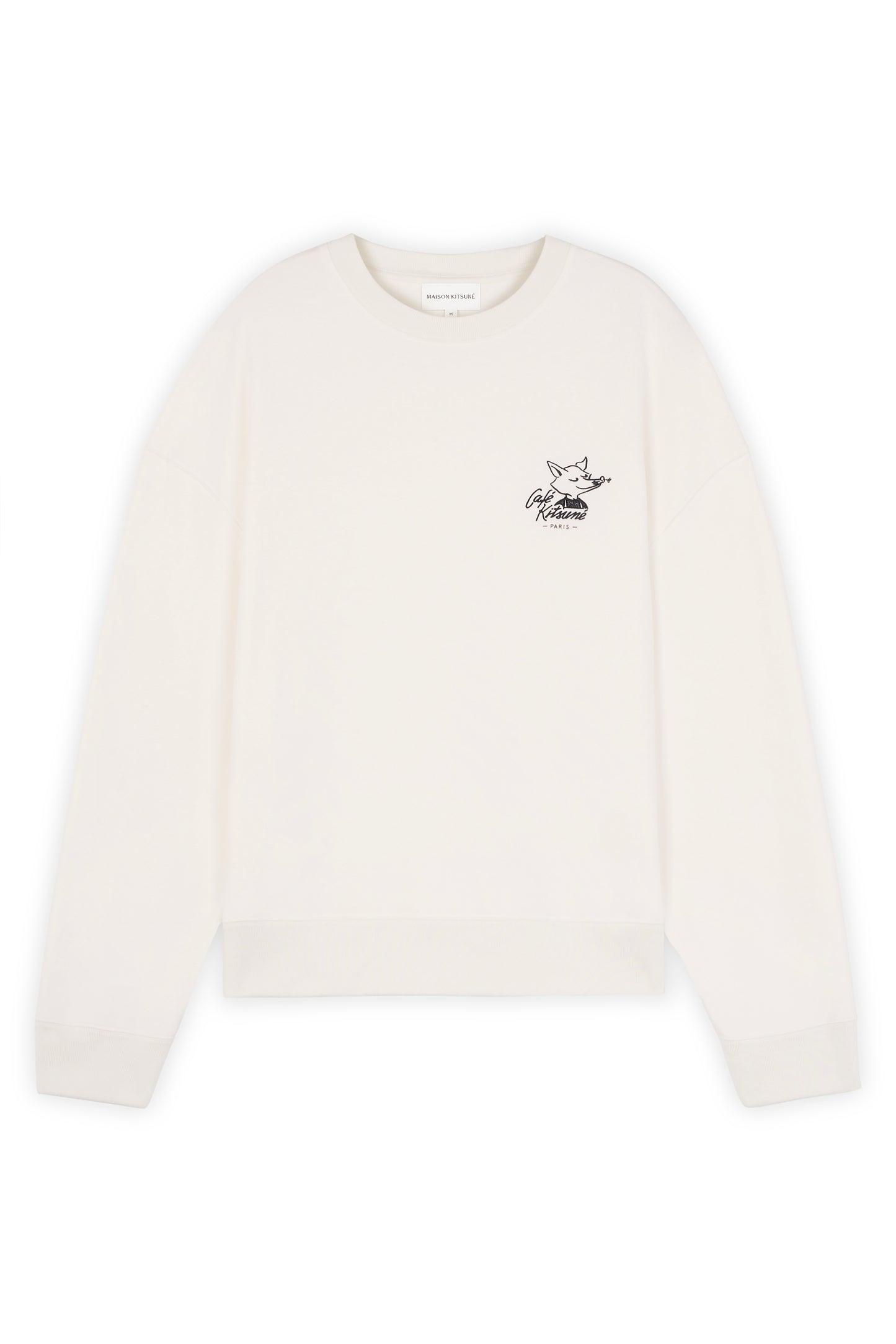 CAFÉ KITSUNÉ FOX RELAXED SWEATSHIRT