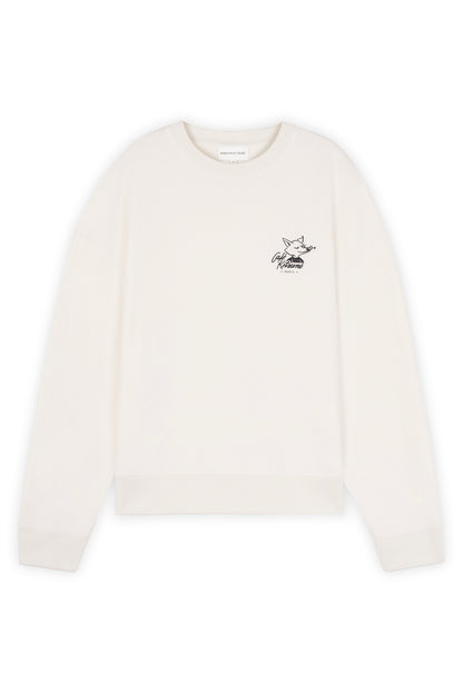 CAFÉ KITSUNÉ FOX RELAXED SWEATSHIRT