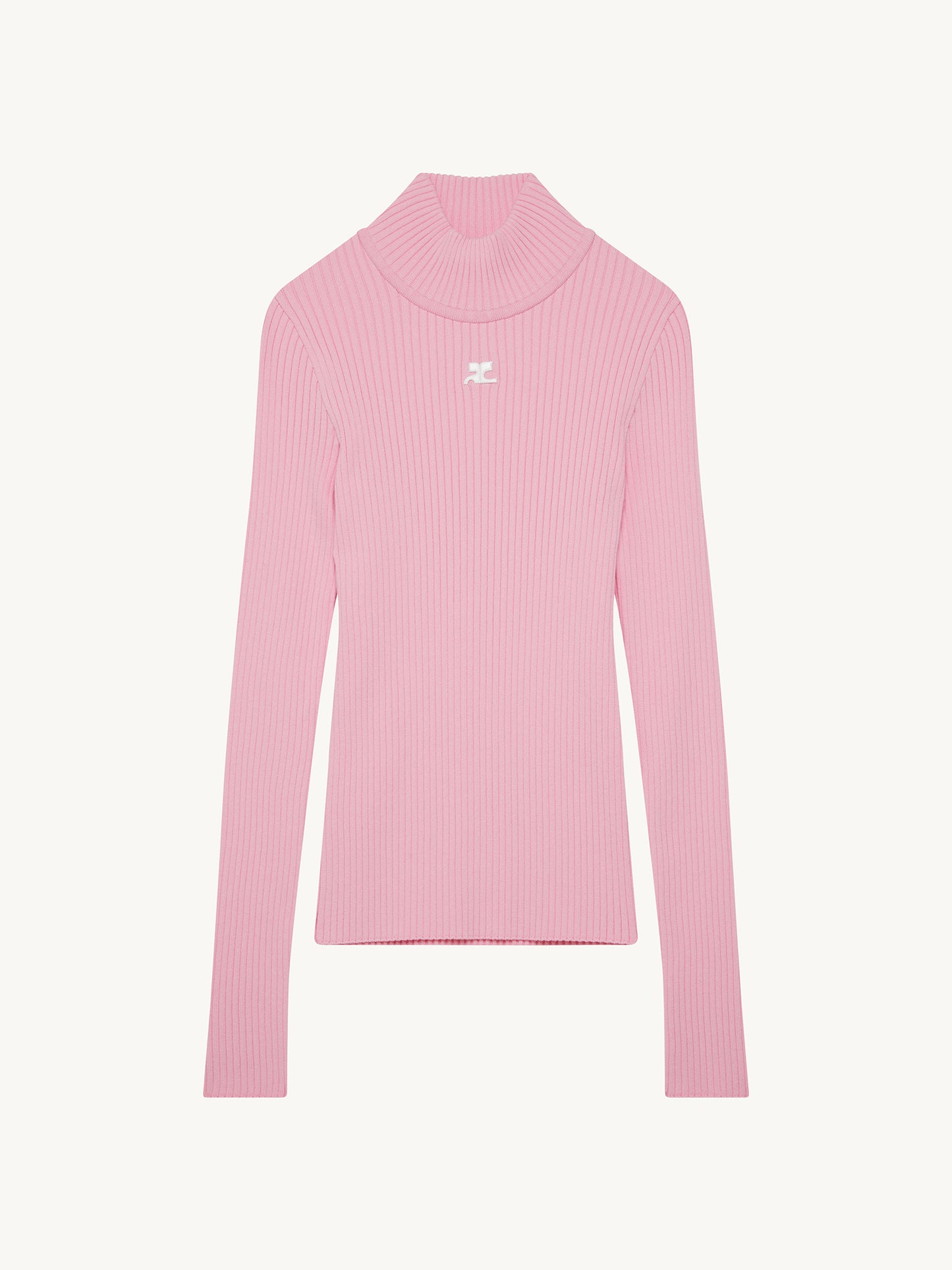 MOCKNECK RIB KNIT SWEATER