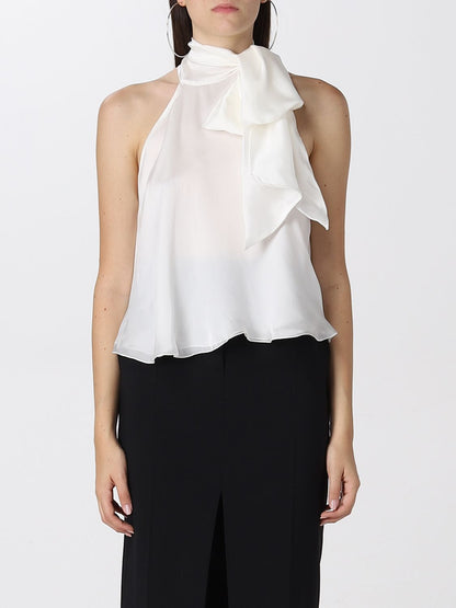 NECK TIE FLOWER CITY TOP