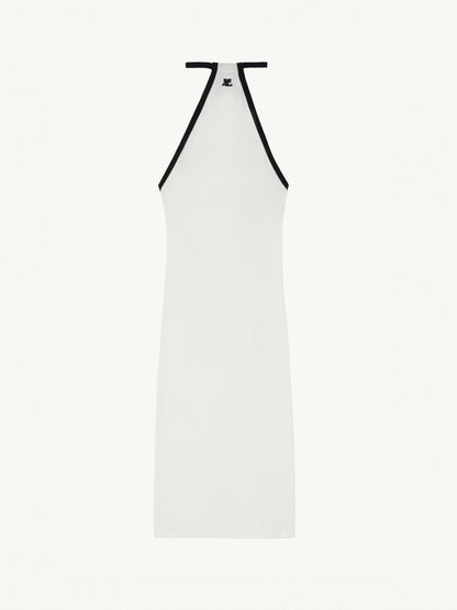 LONG CONTRAST DRESS