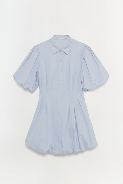 CLEO BALLOON PINTUCK MINI DRESS