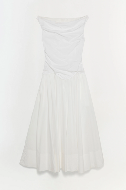 CERSEI OFF SHOULDER MIDI DRESS
