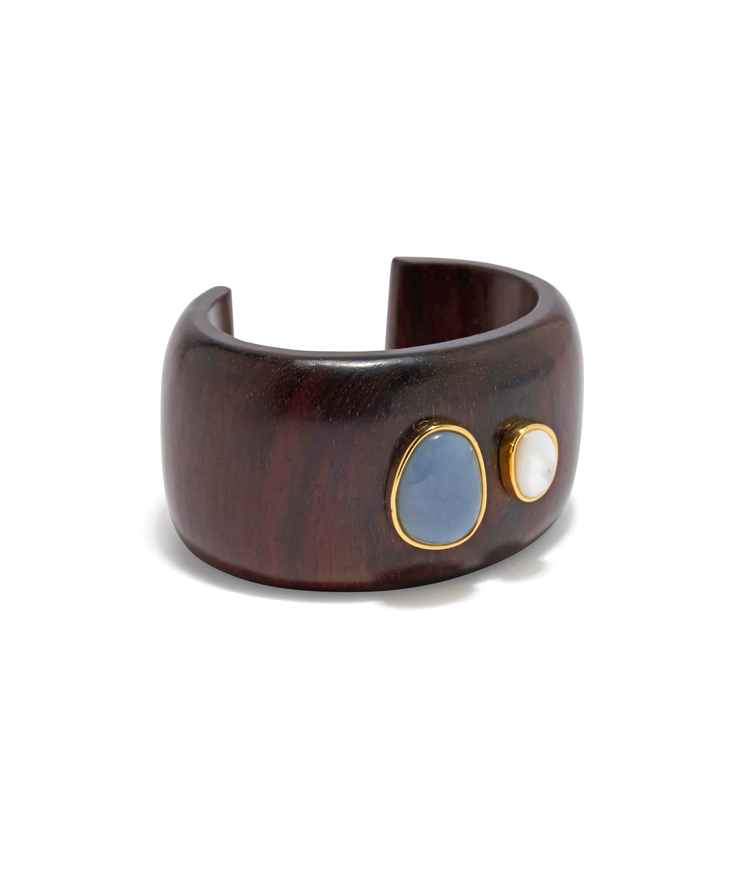 LANNA CUFF IN ACACIA WOOD - XS/S