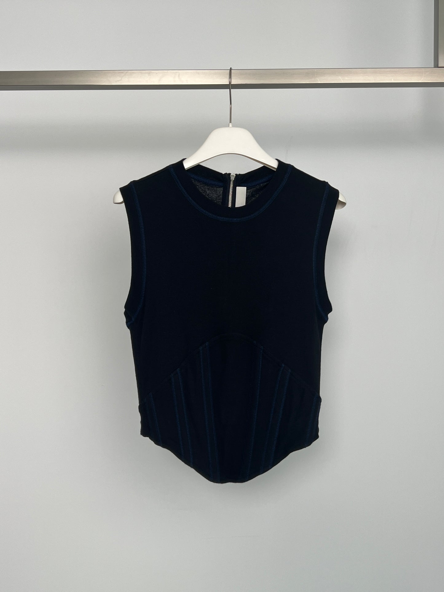 FIN RIB CORSET TANK