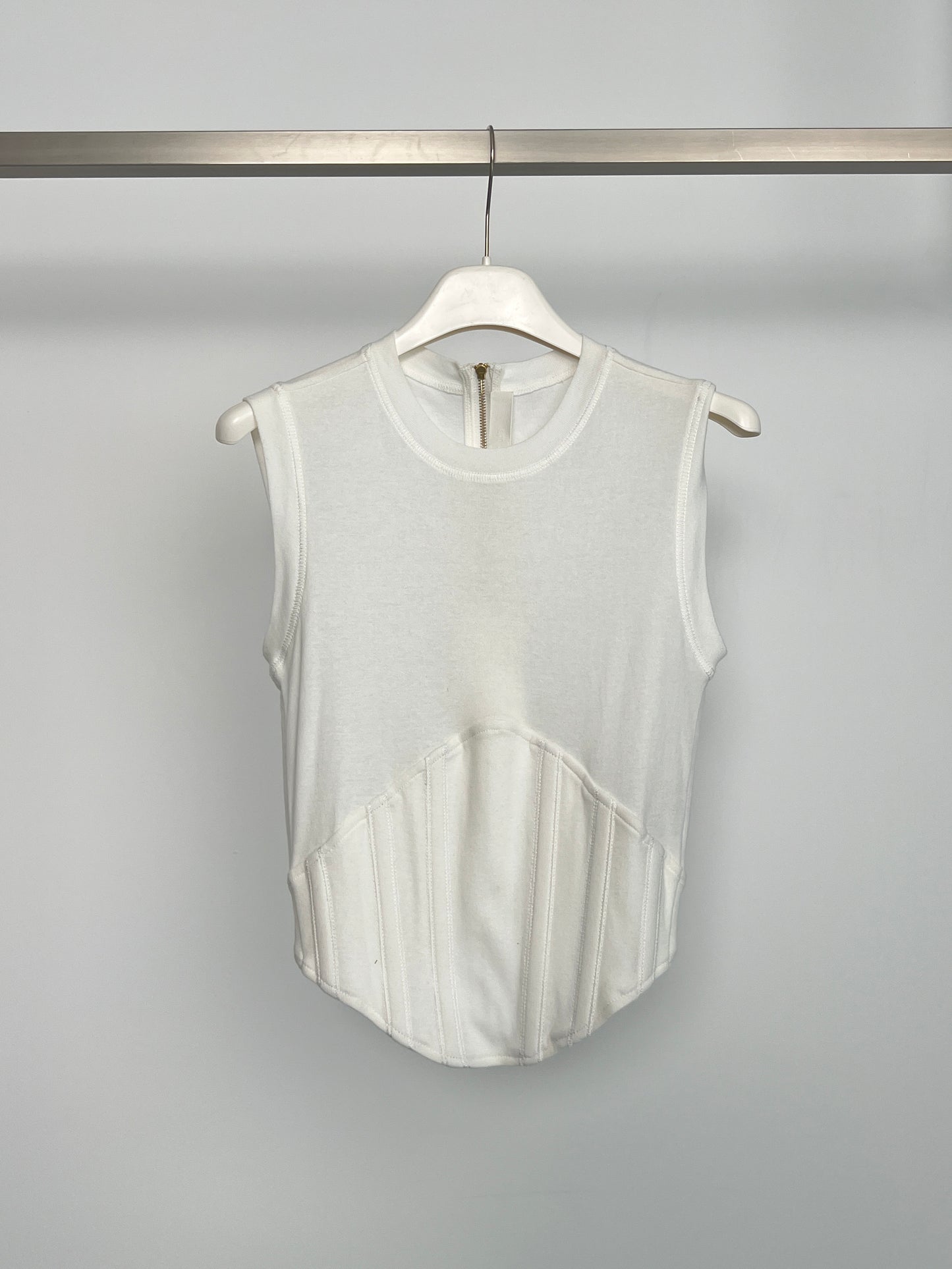FIN RIB CORSET TANK