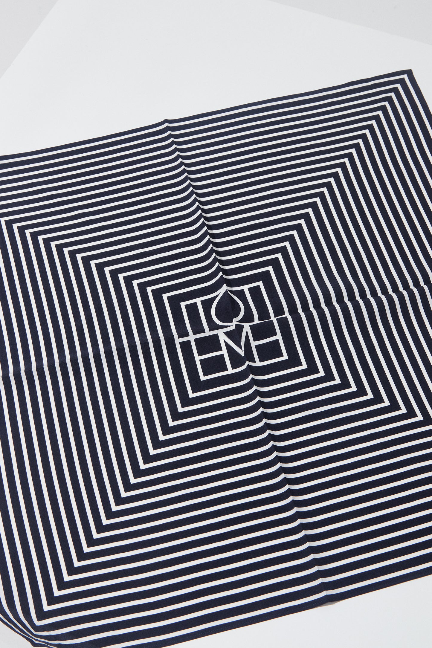 SIGNATURE MONOGRAM SILK SCARF