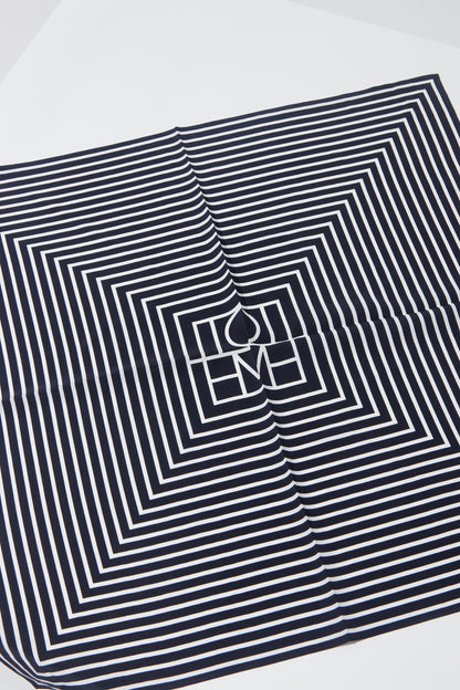 SIGNATURE MONOGRAM SILK SCARF