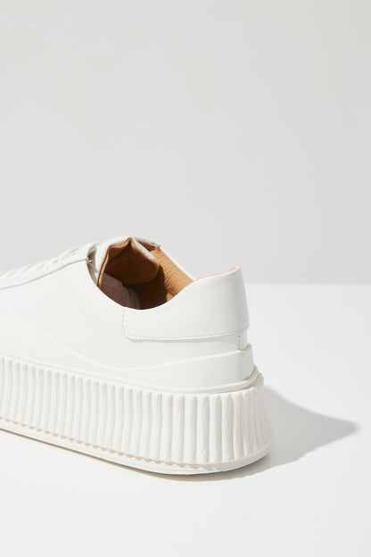 SNEAKERS - VIT AGNELLATO