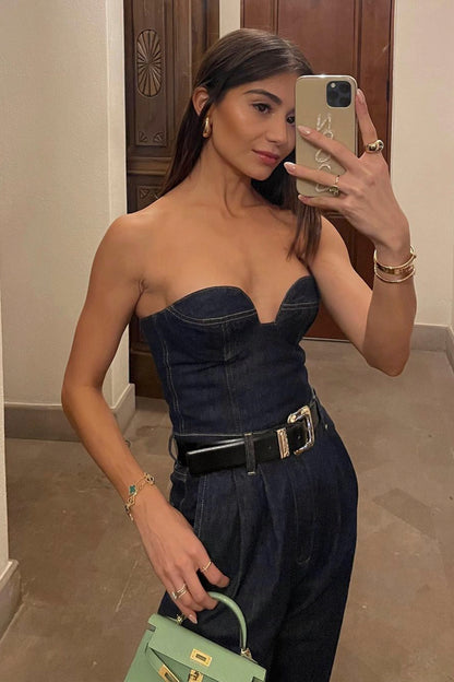 DENIM 04 TOP NAVY