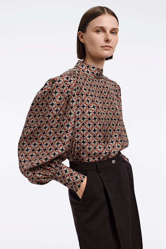 MOCKNECK BLOUSE