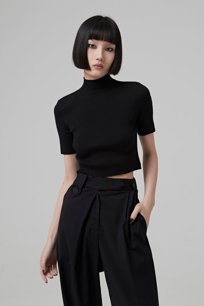 SHORT SLEEVE MOCK NE