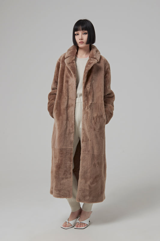 COAT IRONED MERINOS LAMB