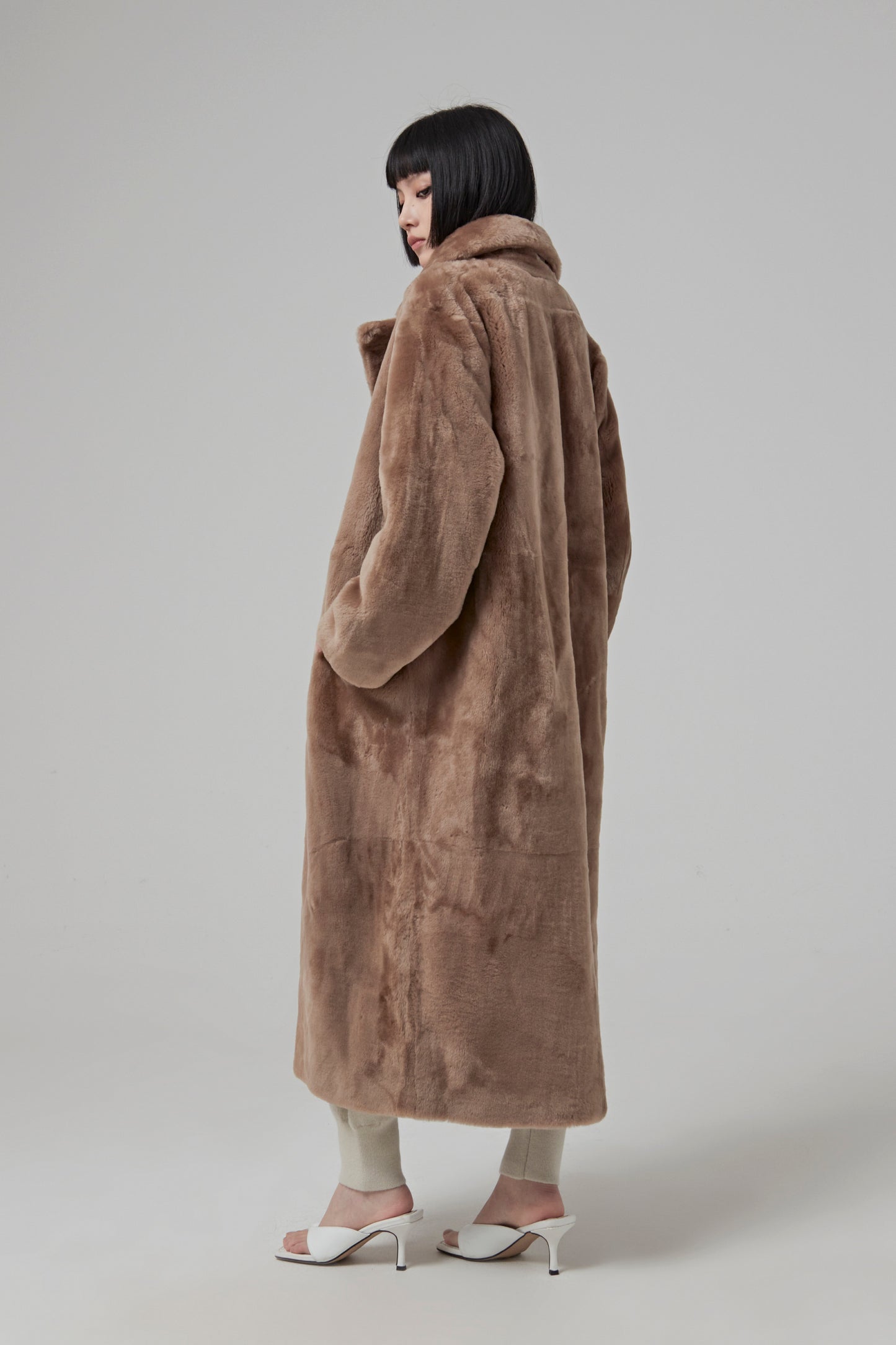 COAT IRONED MERINOS LAMB
