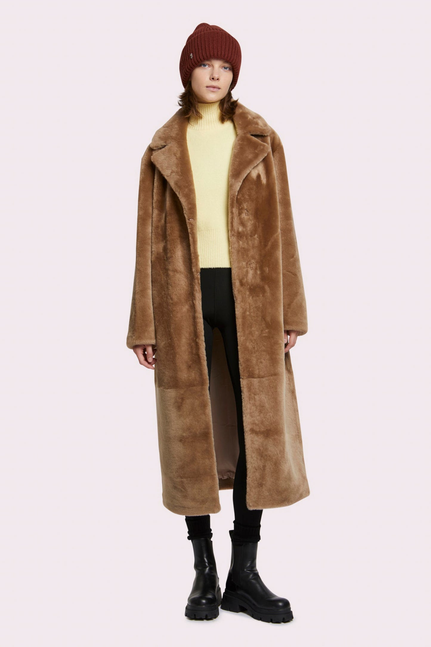 COAT IRONED MERINOS LAMB