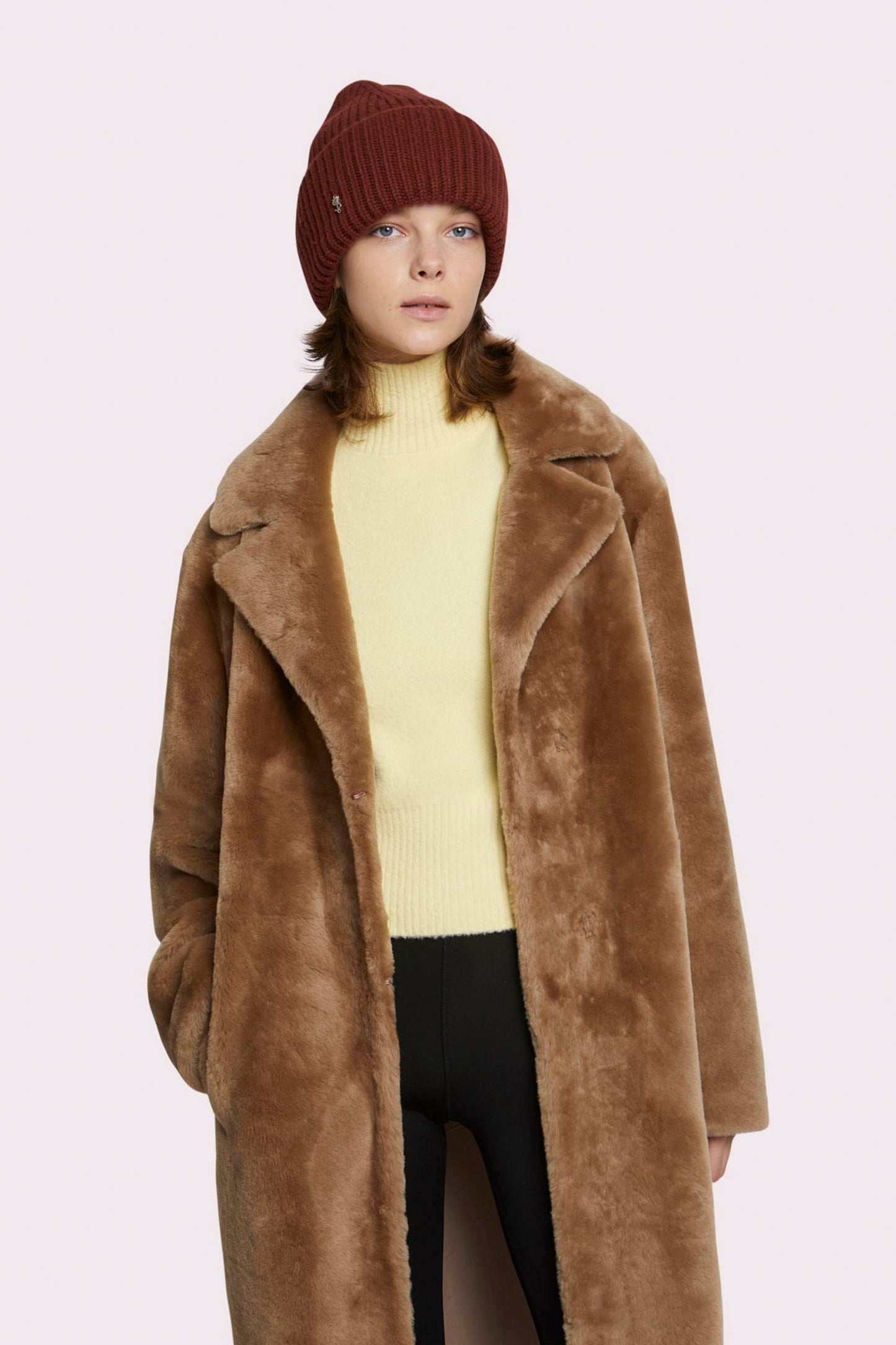 COAT IRONED MERINOS LAMB