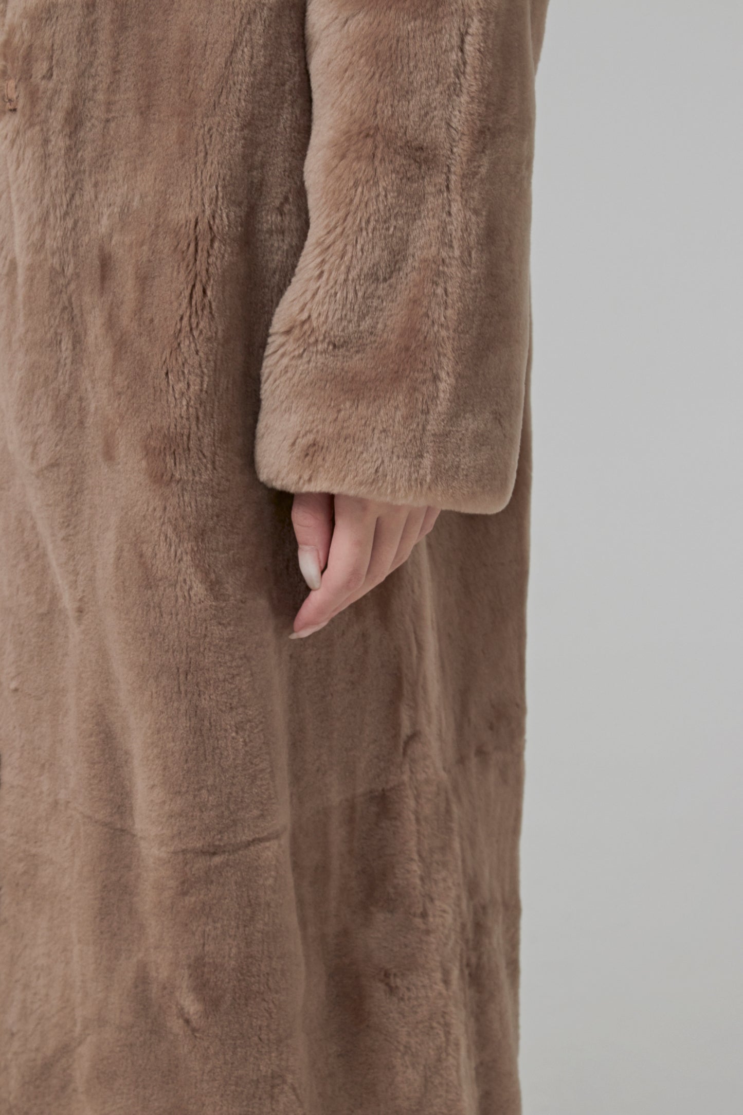 COAT IRONED MERINOS LAMB