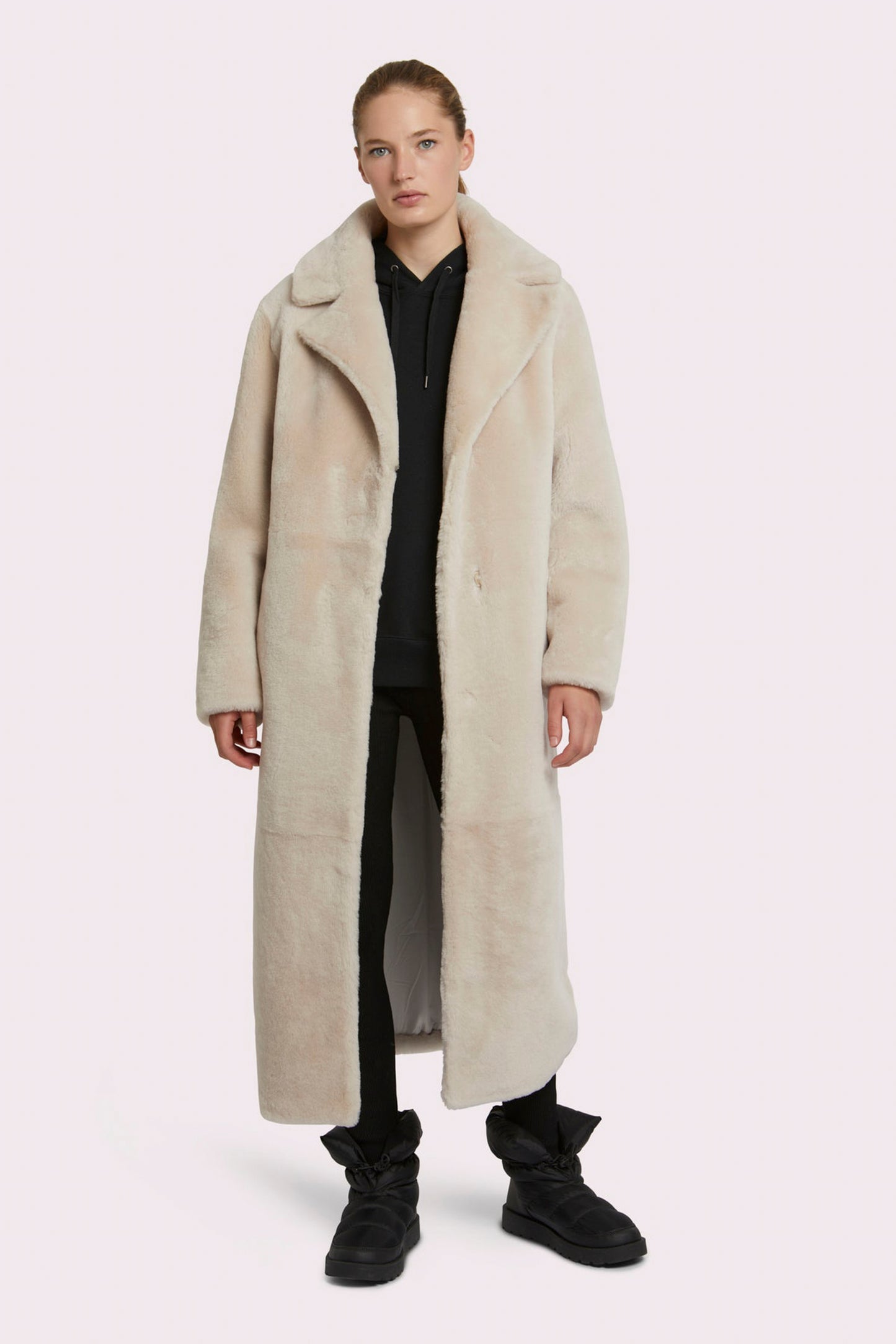 COAT IRONED MERINOS LAMB