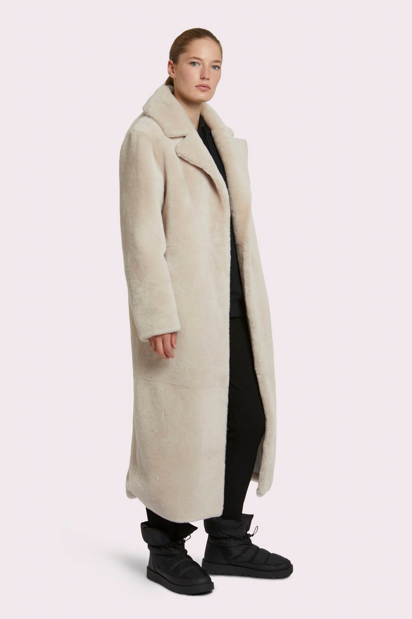 COAT IRONED MERINOS LAMB