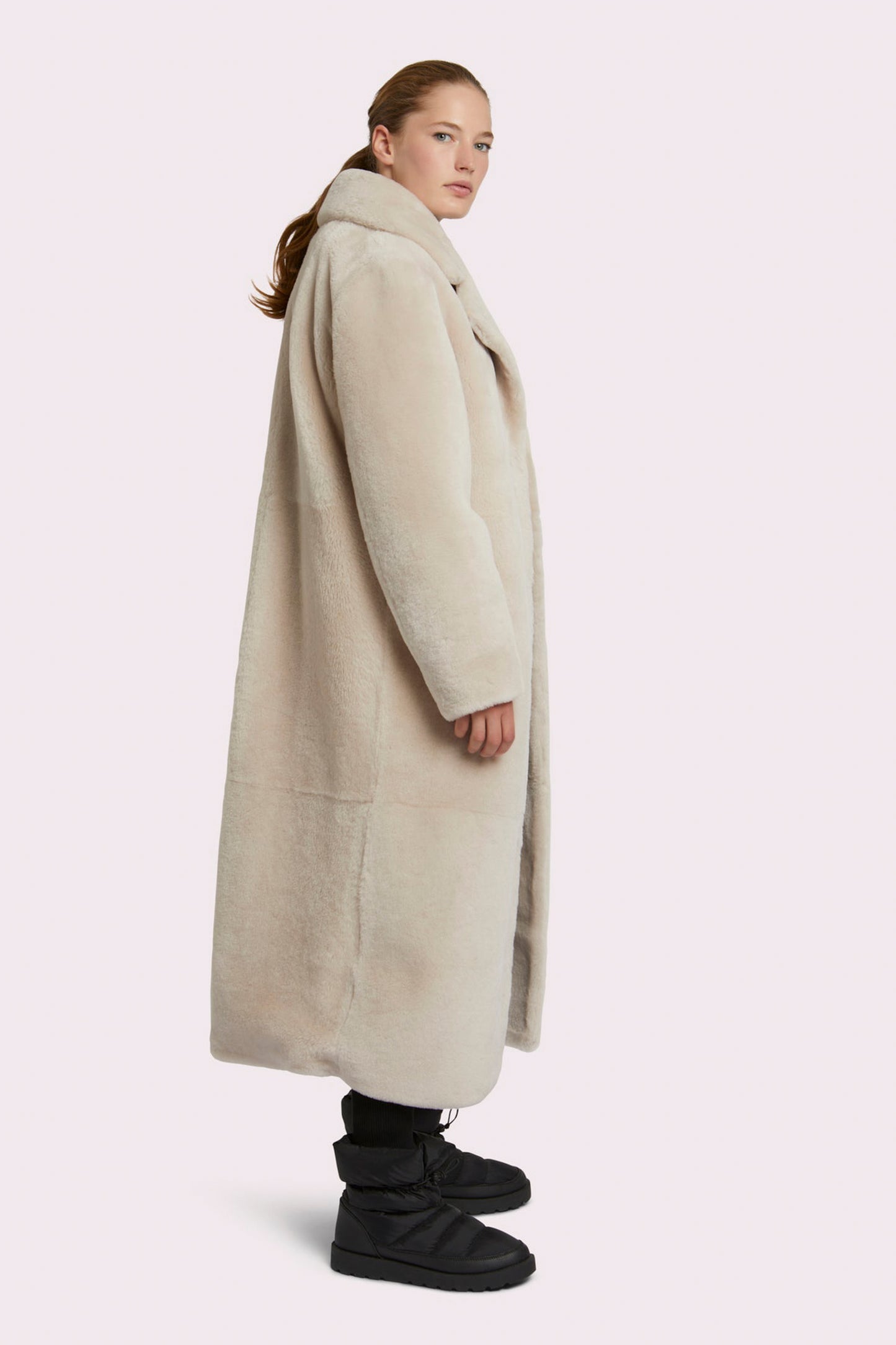 COAT IRONED MERINOS LAMB